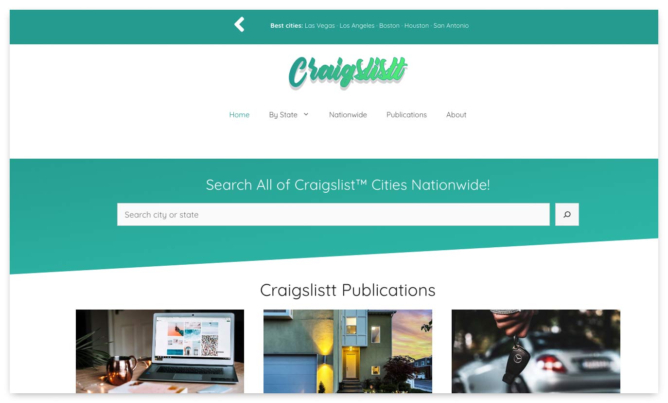 Craigslistt Cities Nationwide
